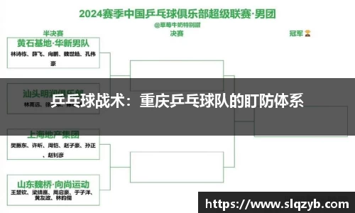 乒乓球战术：重庆乒乓球队的盯防体系