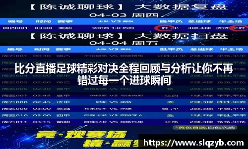 比分直播足球精彩对决全程回顾与分析让你不再错过每一个进球瞬间
