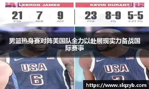 男篮热身赛对阵美国队全力以赴展现实力备战国际赛事